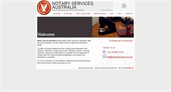 Desktop Screenshot of notaryservices.com.au